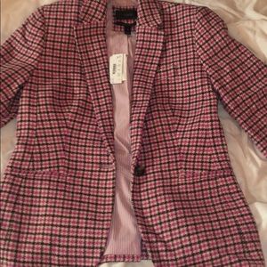 J Crew Plaid Blazer